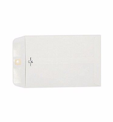 6"*9" 铜扣袋 白色 信封工厂 Clasp Envelopes Bright White Envelope Factory