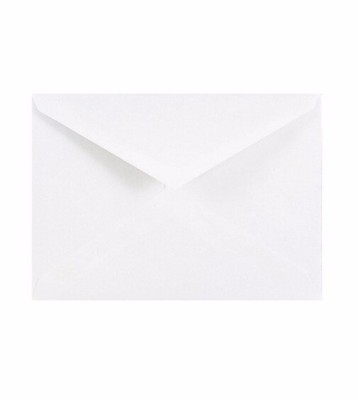 3 5/8" x 5 1/8" 双胶纸 菱形口胶封 信封工厂 White Wove Diamond Lick Seal Envelope Factory