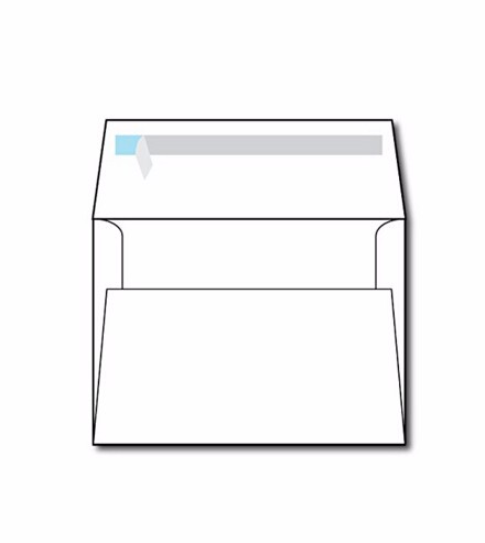 A7 双胶纸 西式离型封 信封工厂 White Wove Peel & Seal Envelope Factory
