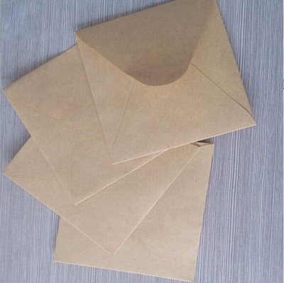 11*11cm 西式菱形口水胶 方形牛皮纸信封 信封工厂 Diamond Lick Seal Kraft Paper Square Envelopes Factory