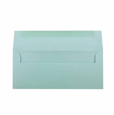 #10 蓝色彩胶纸 西式口胶封 信封工厂 Bule color Lick Seal Envelope Factory