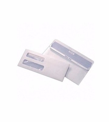 #9 双开窗 西式自粘封 单色保密纹 信封工厂 Double Window Self-seal 1c Security Printing Envelope Factory