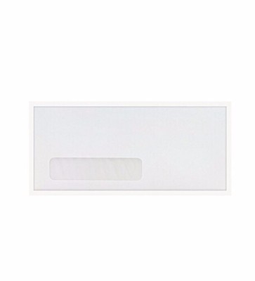 #10 双胶纸 单开窗 菱形口胶封 信封工厂 White Wove Single window Diamond Lick Envelope Factory