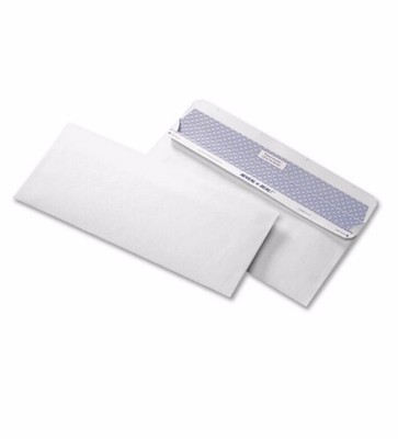#10 双胶纸 西式自粘封 单色底纹 信封工厂 White Wove Self Seal 1c Security Printing Envelope Factory