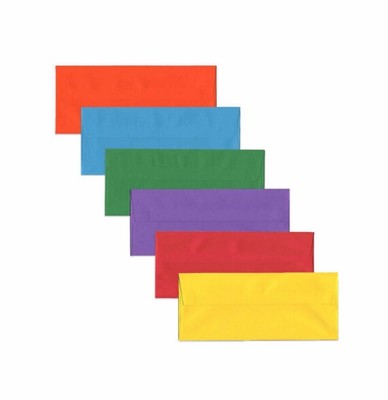 #10 彩胶纸 西式口胶封 信封工厂 Color Paper Lick Seal Business Envelope Factory